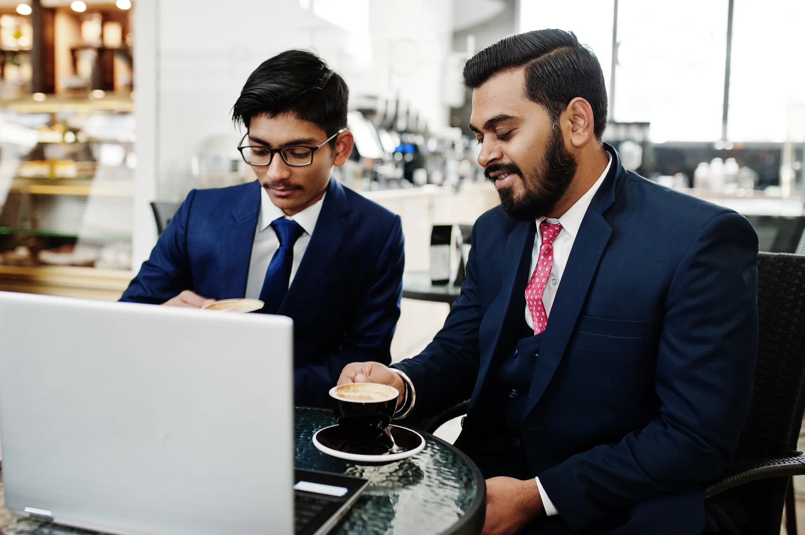 Professionals using workplace computing